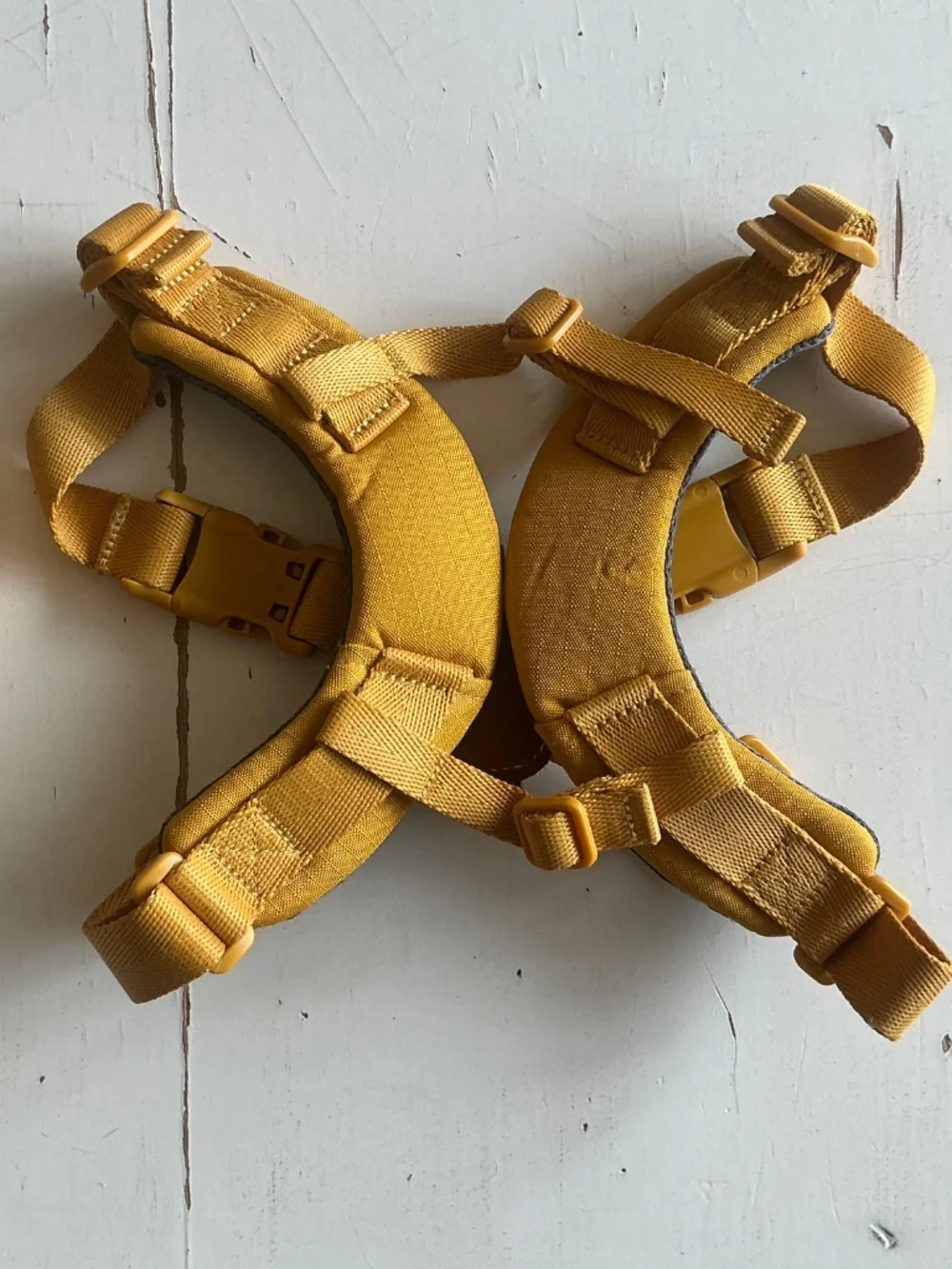 SPUTNIK Mustard Yellow harness & matching leash Medium 17-39lbs